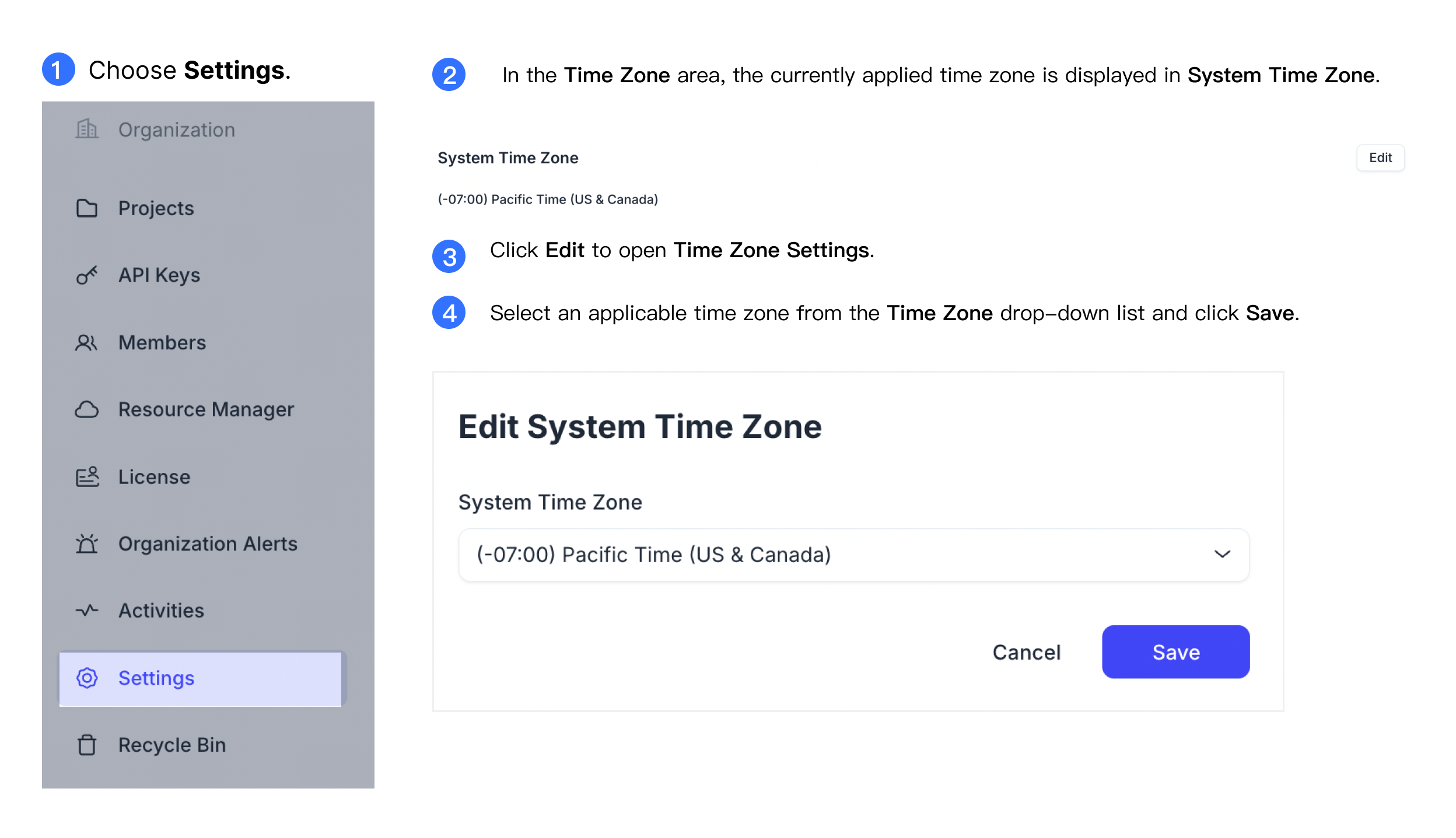 timezone-settings