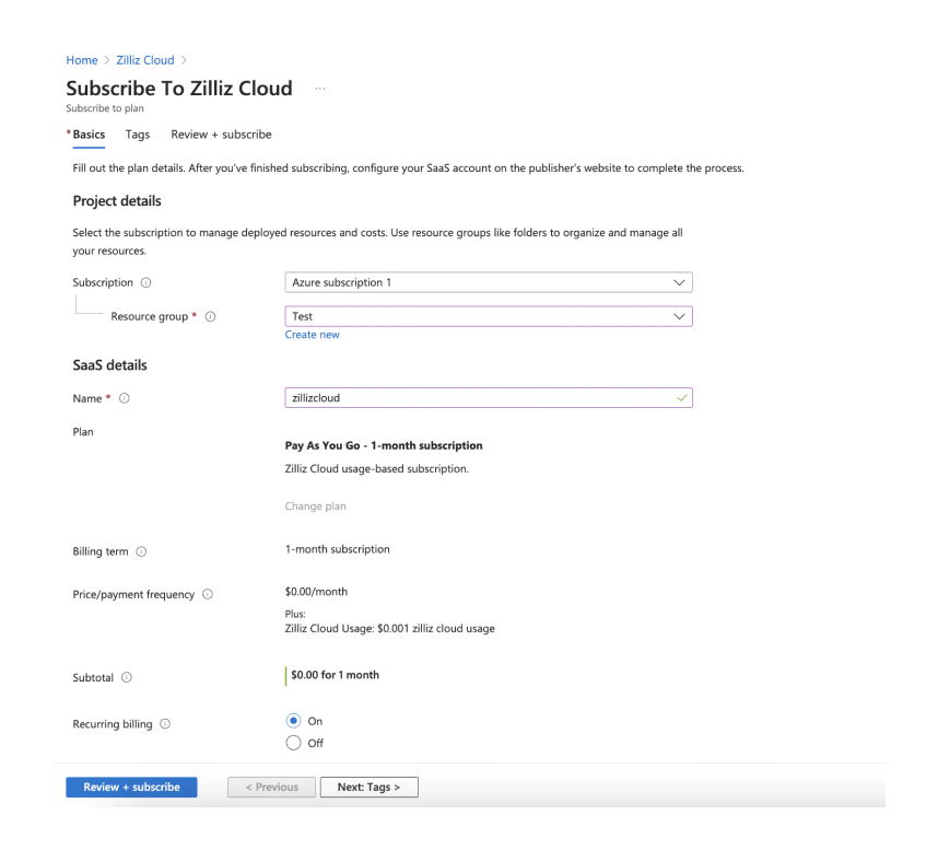 configure_subscription_on_azure