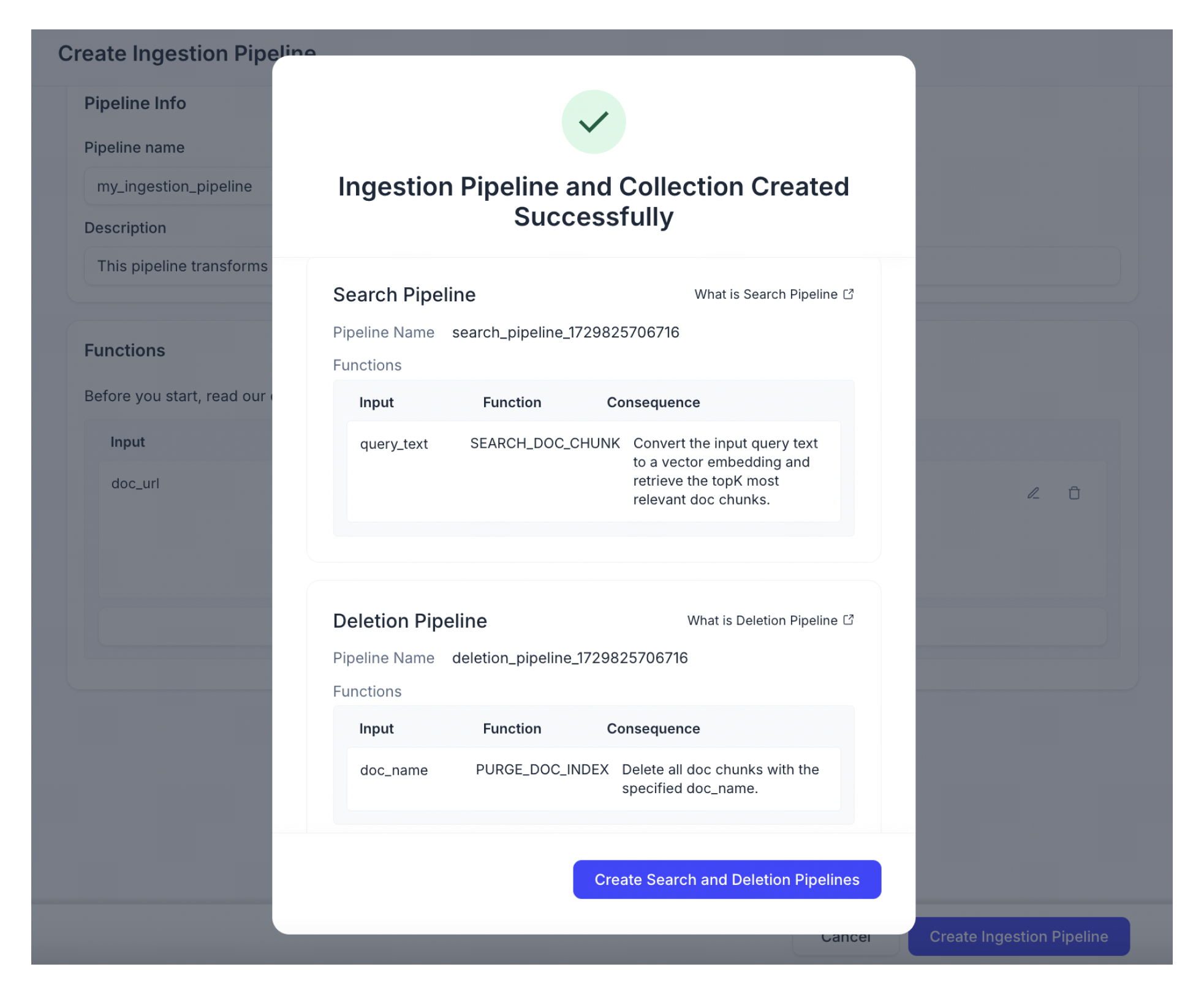 ingestion-pipeline-created-successfully