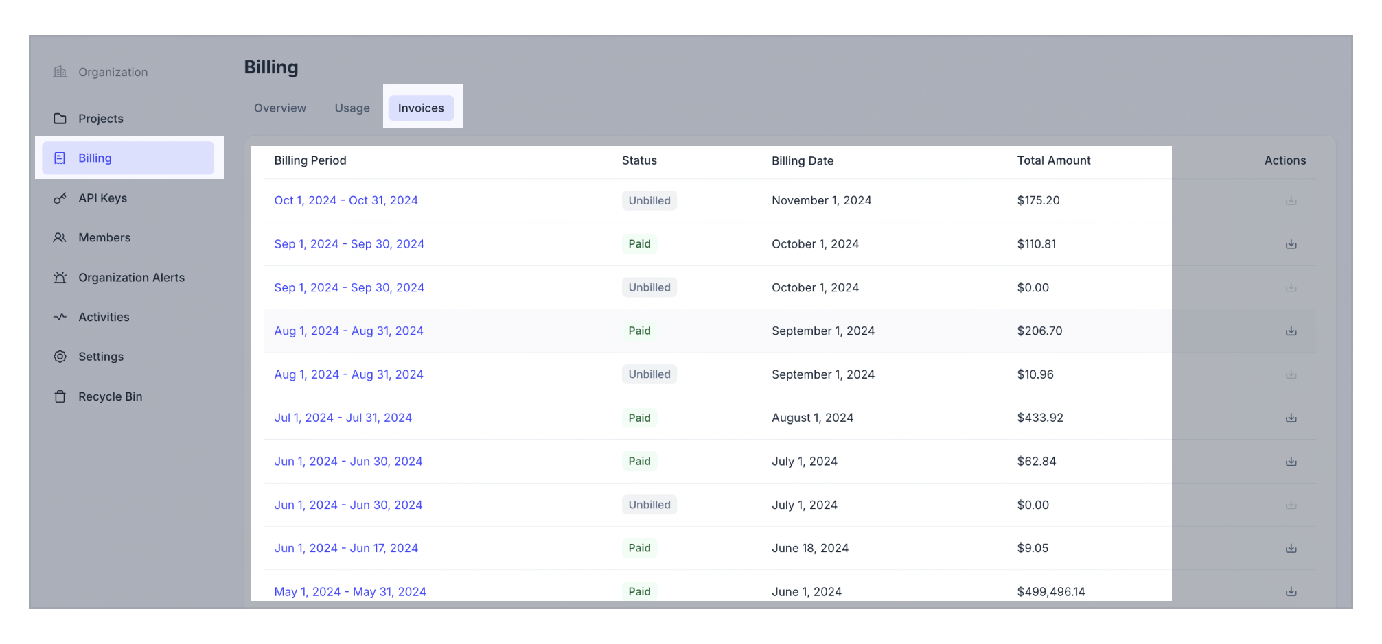 view-invoices