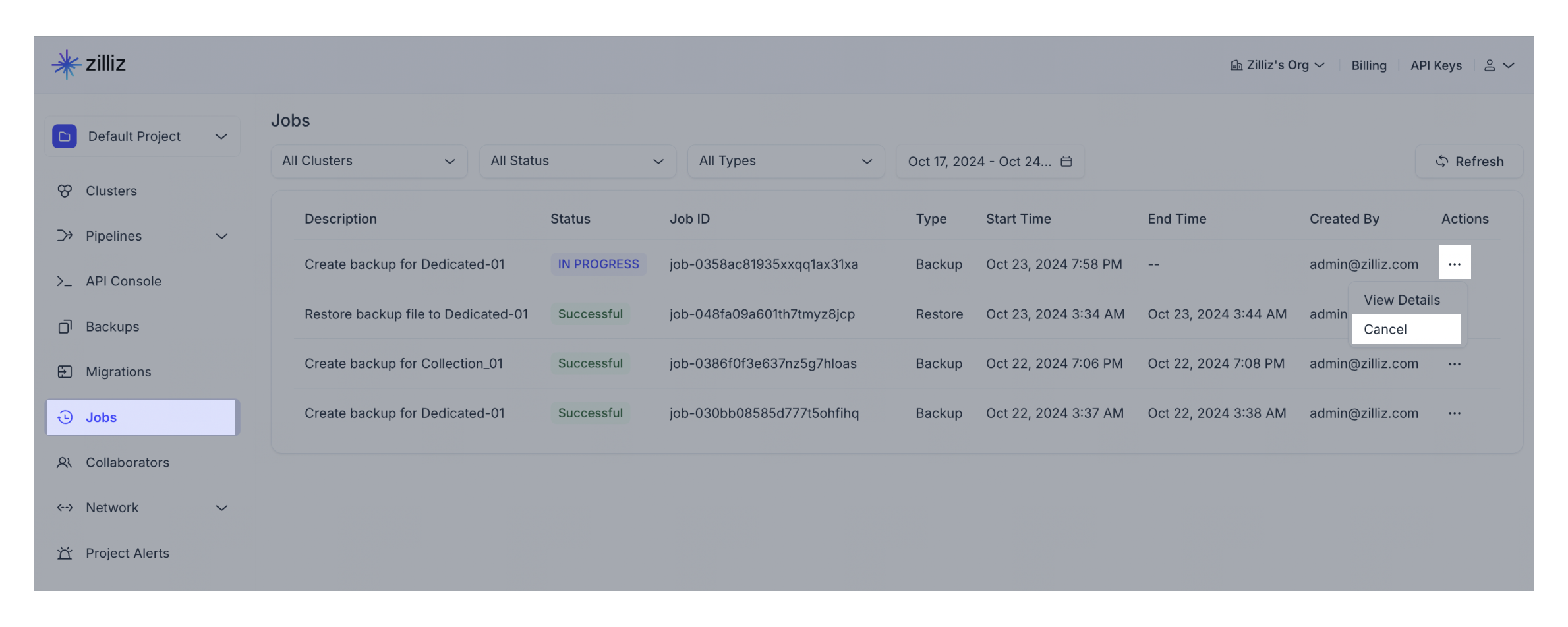 cancel_job cancel_job