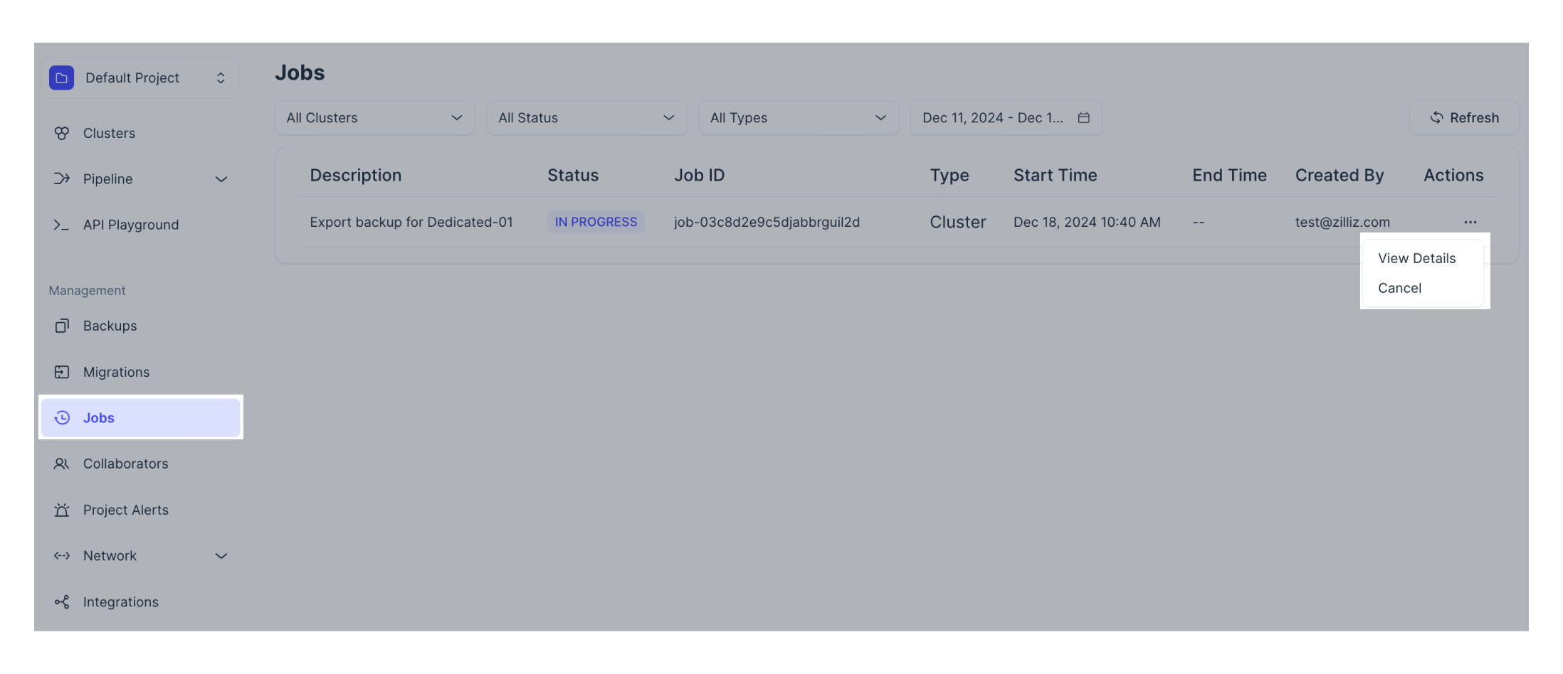 monitor-export-job monitor-export-job